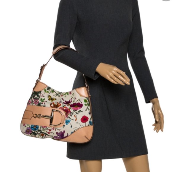 Gucci Flora Hasler Horsebit Hobo - Picture 14 of 16